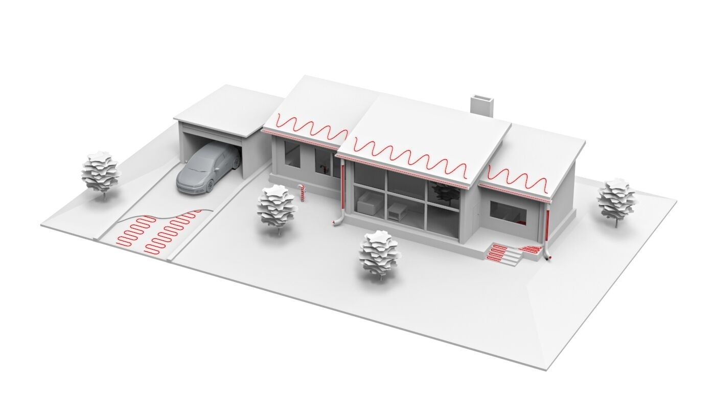 Elektromos fűtőszőnyeg kültérre - Comfort Heat CFTAV-300, 7 m2, 2100W - Image 3